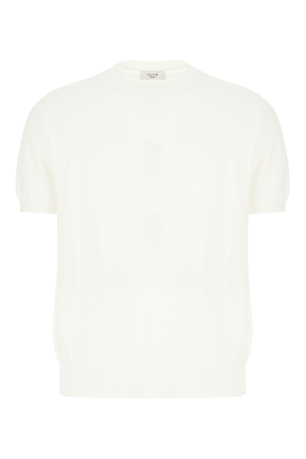 화이트 tencel 블렌드 티셔츠