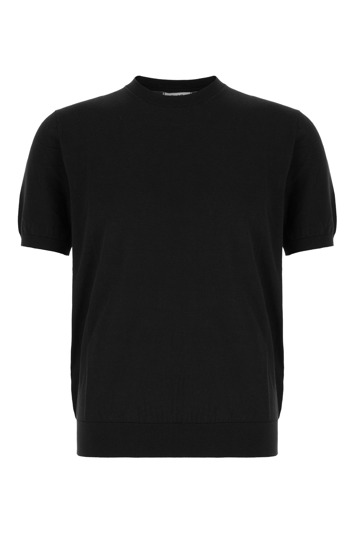 블랙 tencel 블렌드 티셔츠