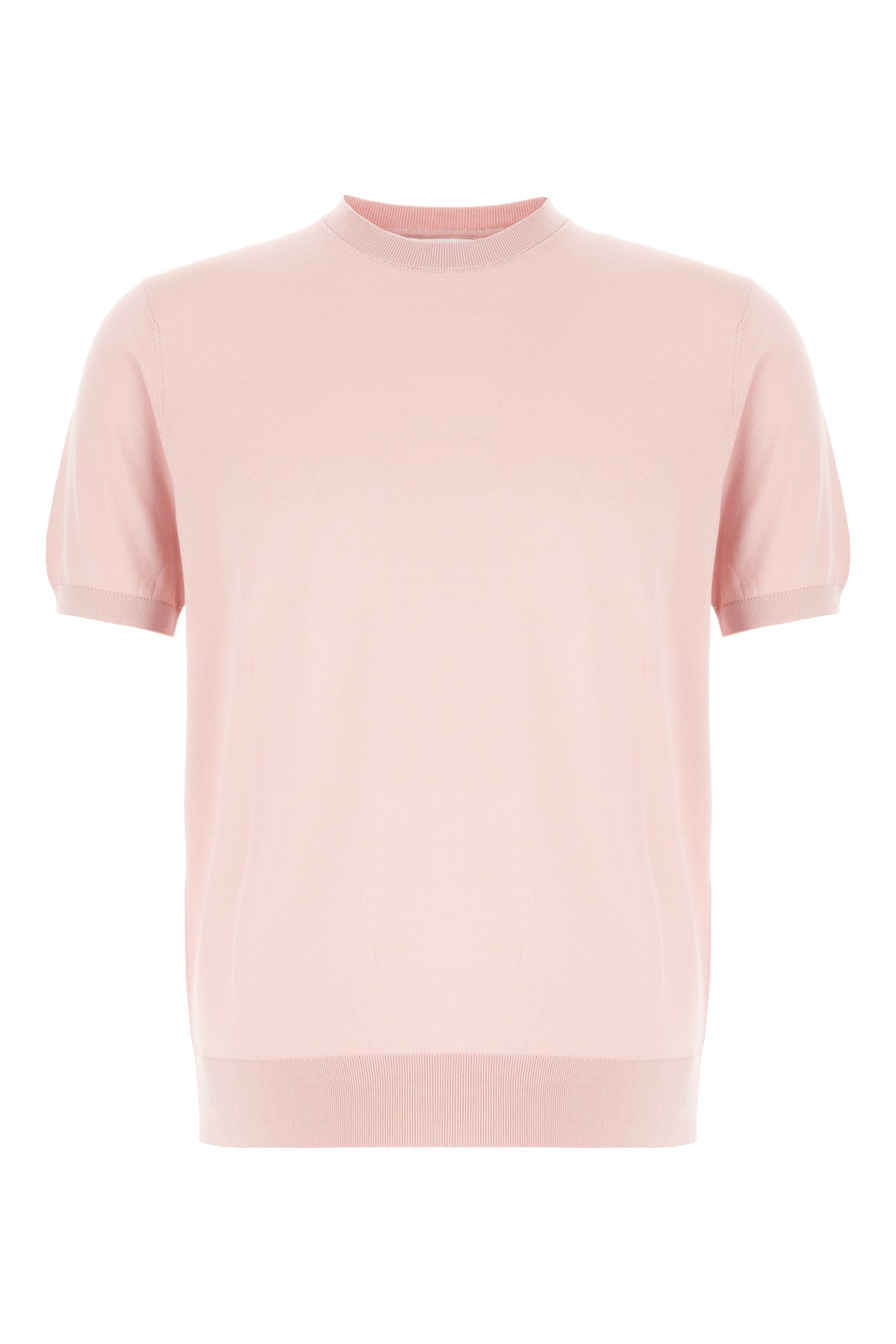 핑크 tencel 블렌드 티셔츠