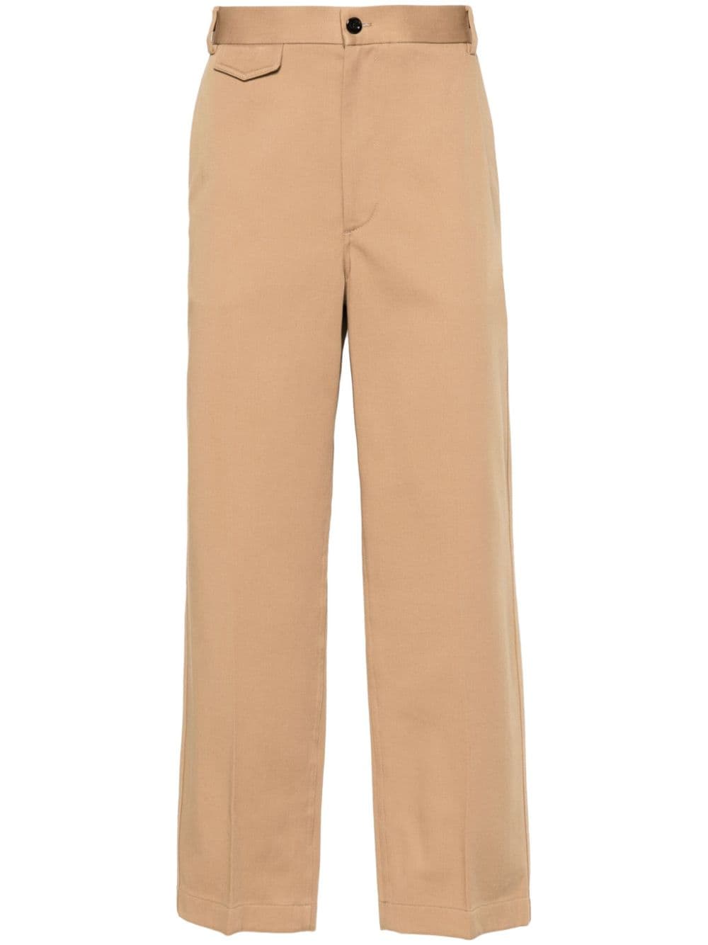 Pantaloni in cotone con dettaglio 웹