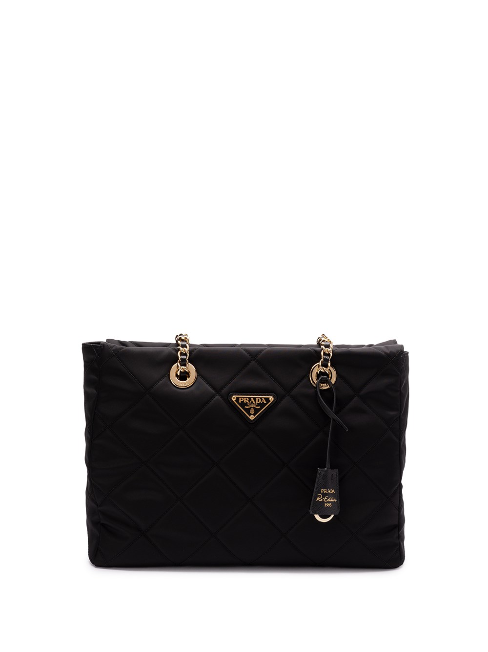 Prada 리에디션 1995 Chaine 미디엄 토트 백