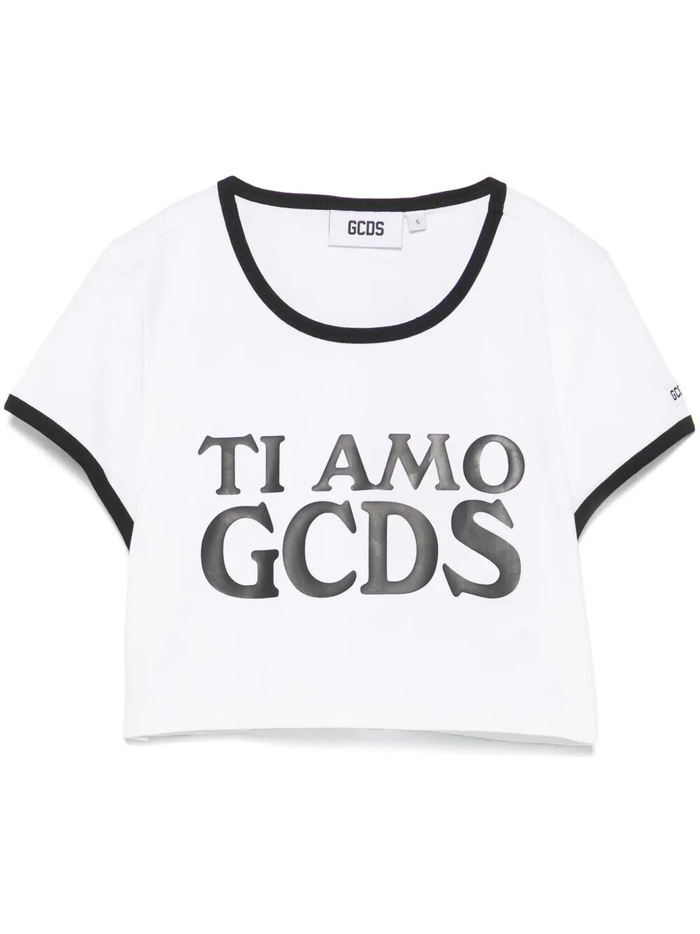 Ti Amo GCDS 크롭 티셔츠