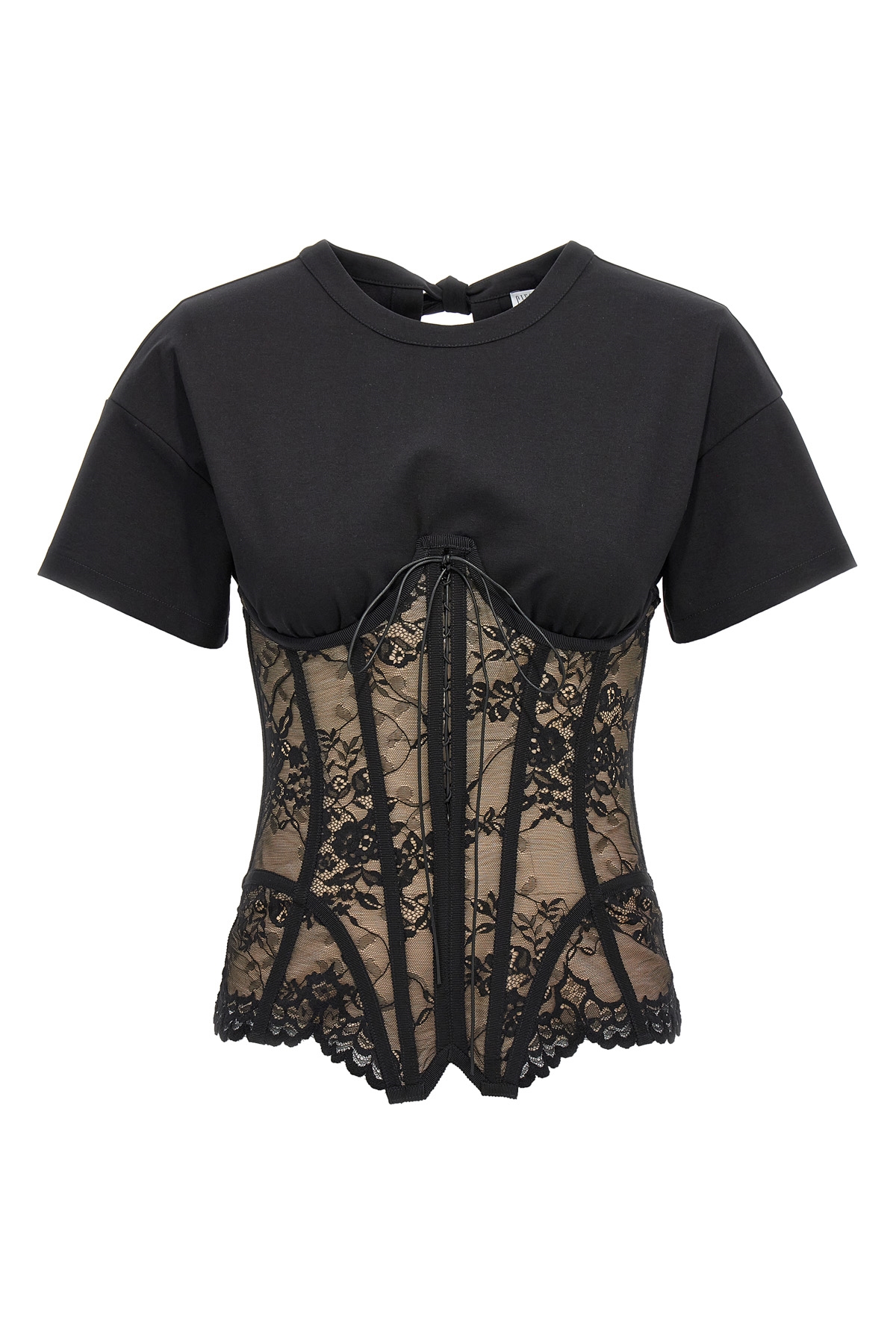 레이스 bodice insert 탑