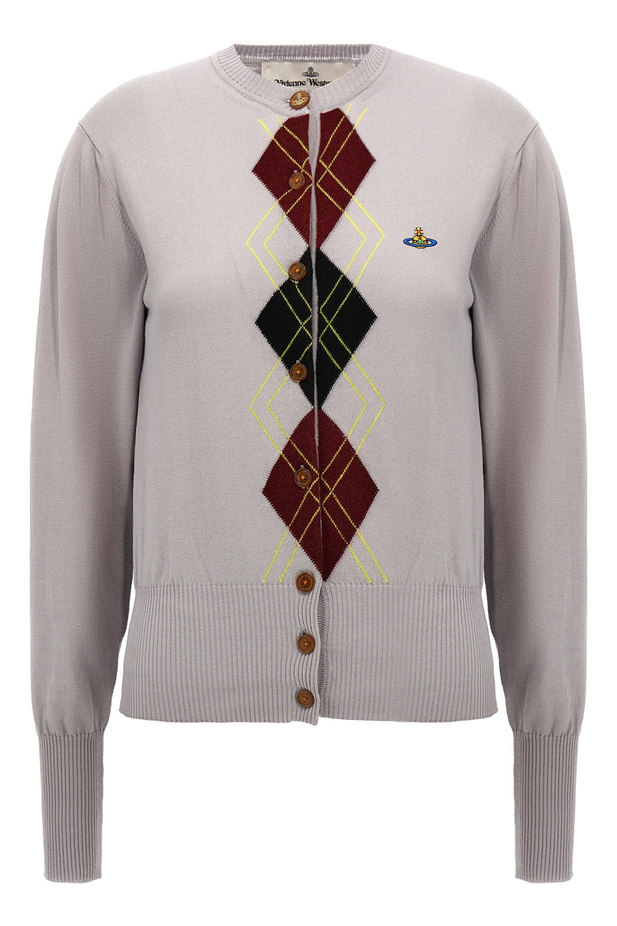 Argyle 가디건