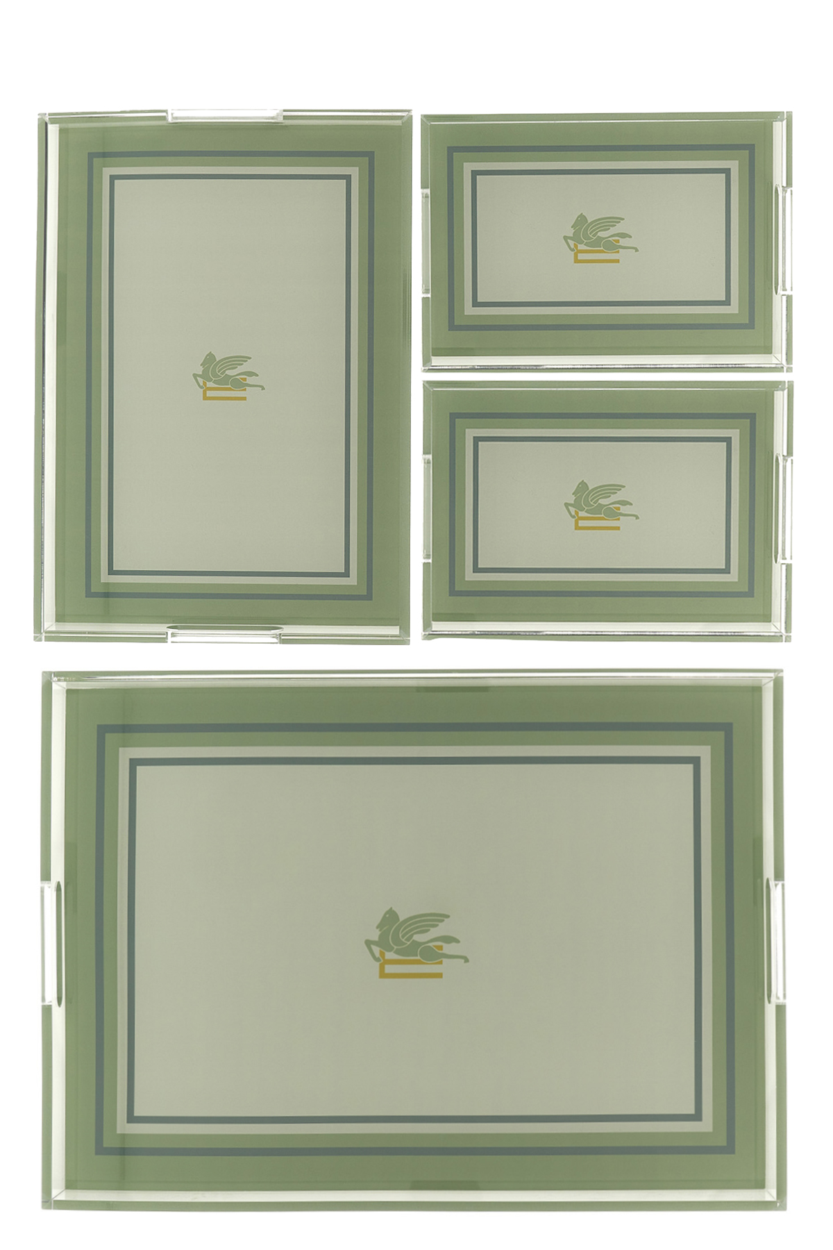 Set of 4 trays