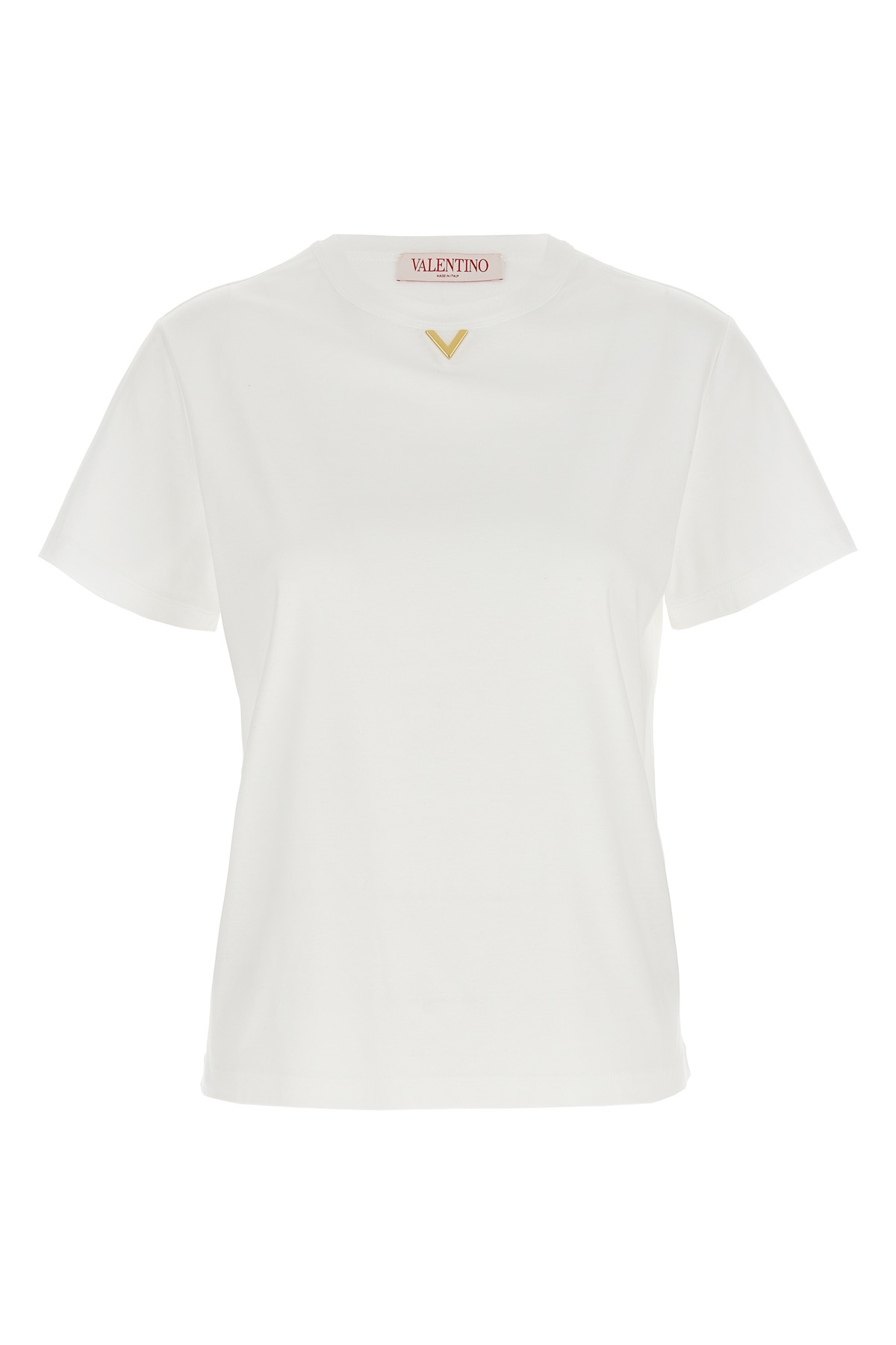 Valentino V 골드 티셔츠