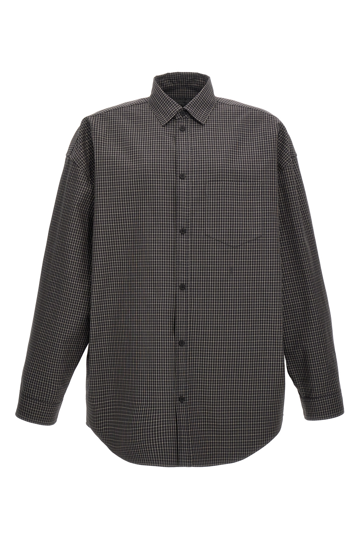 Checkered 오버셔츠