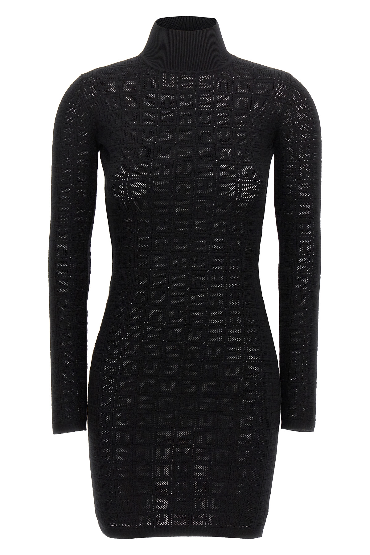 Openwork 로고 드레스