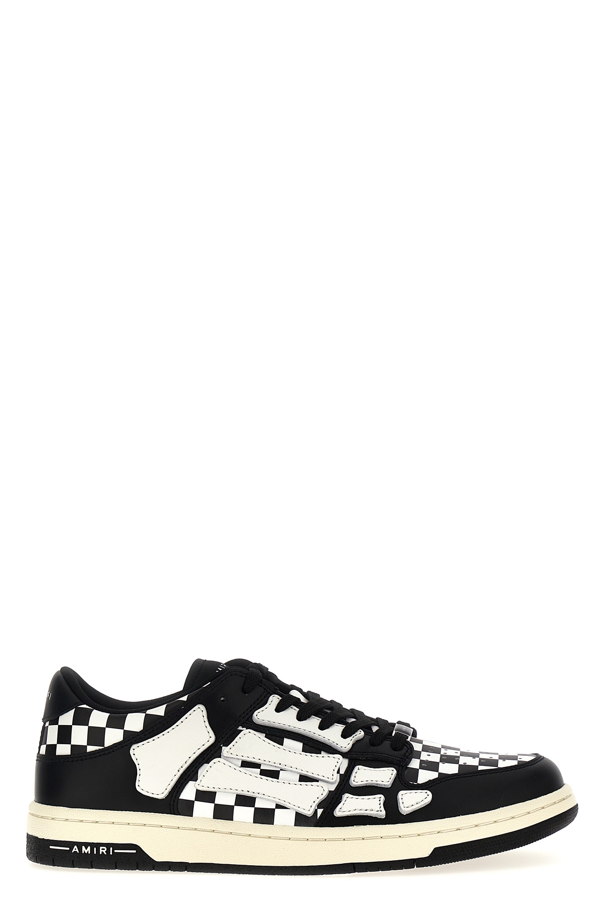 Checkered Skel 탑 로우