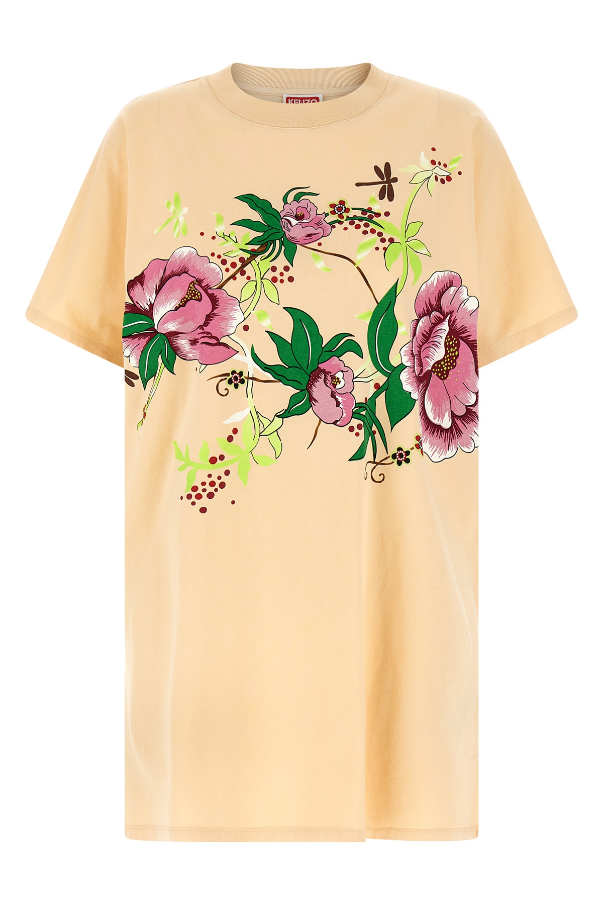 Peonies 기모노 드레스