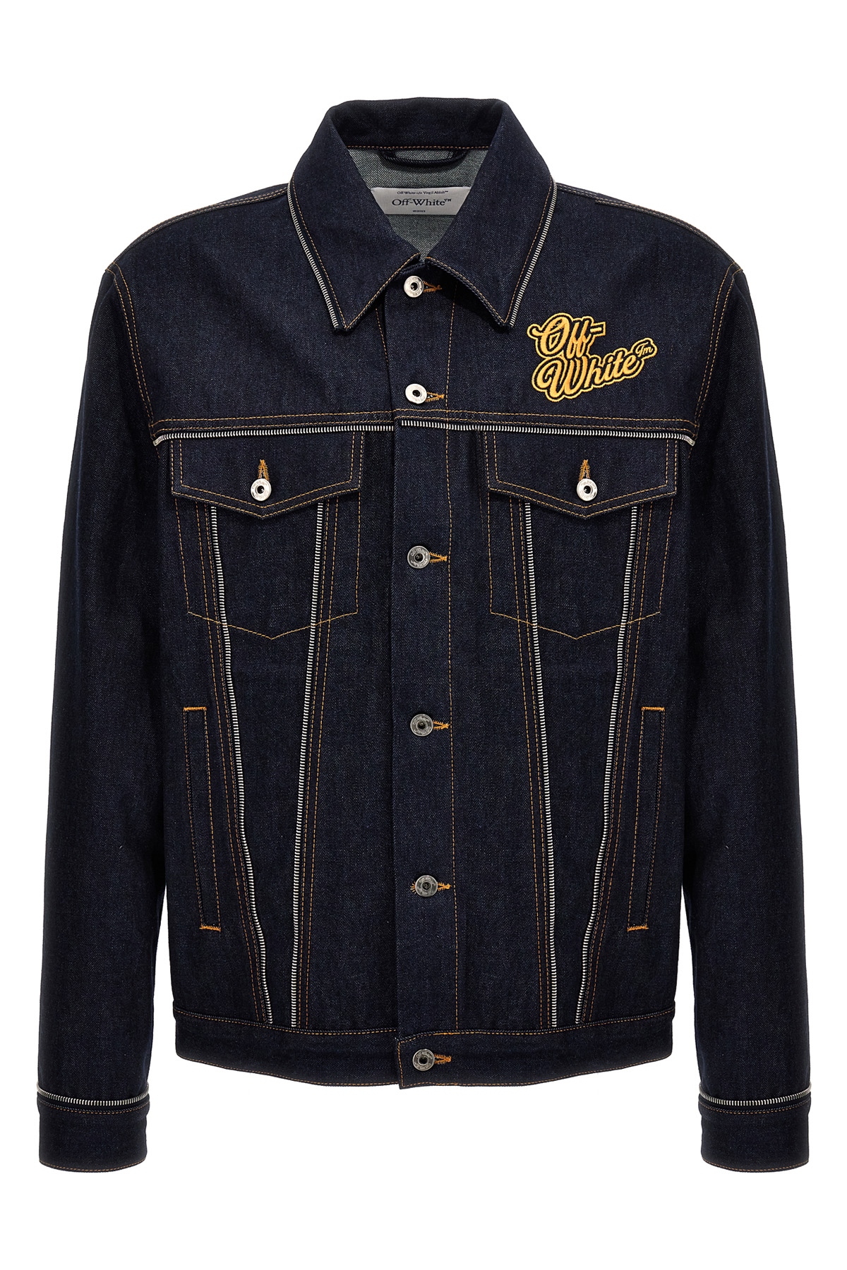 Skate zip 데님 자켓