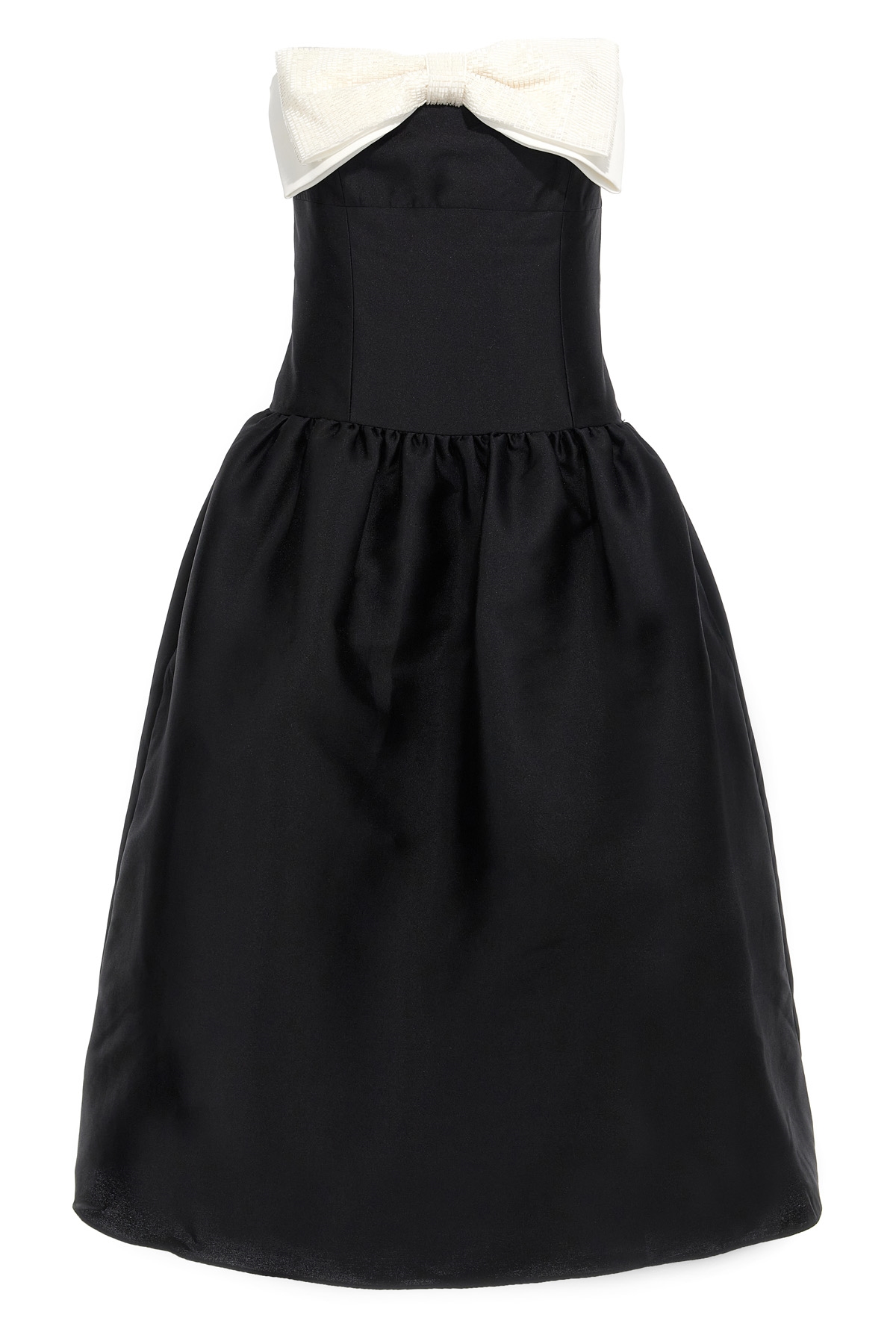 블랙 Taffeta Contrast 보우