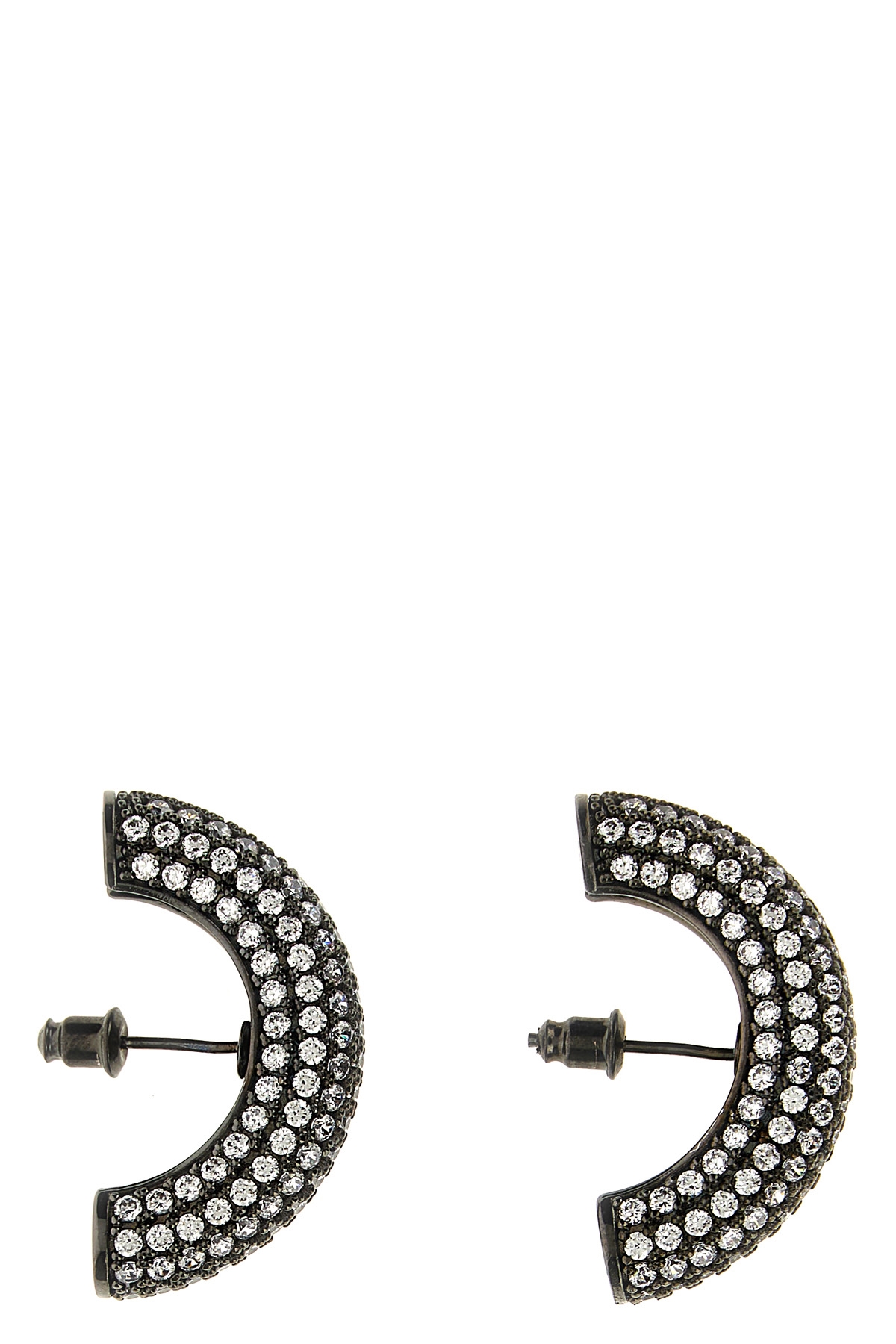 Half 문 크리스탈 Hoops