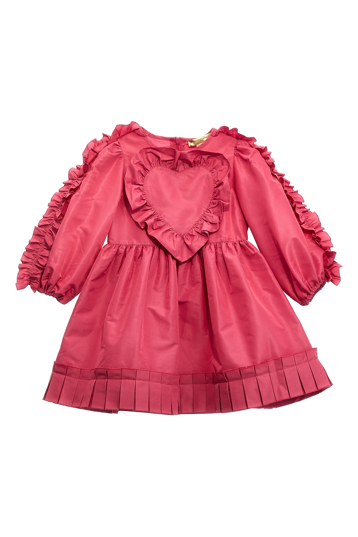 하트 taffeta 드레스