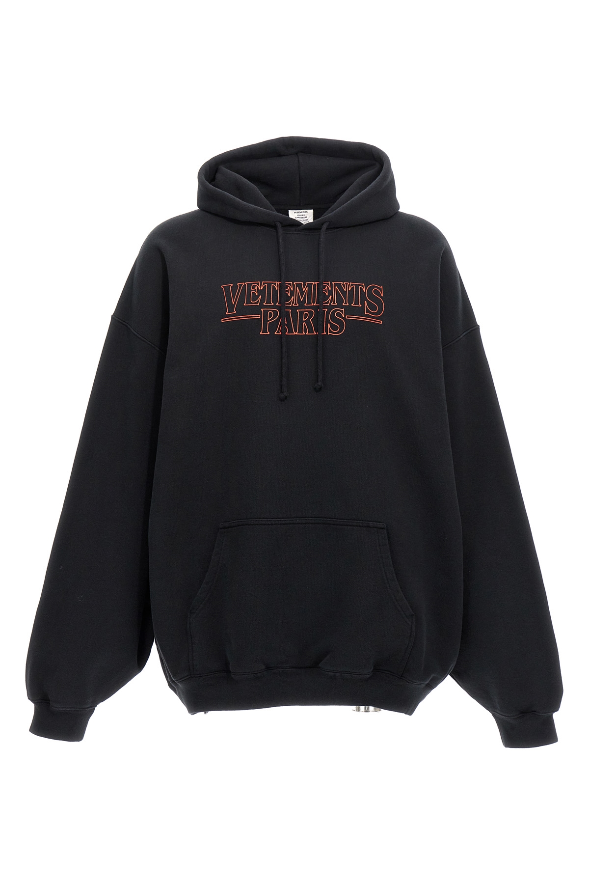 Vetements 파리 로고 후드