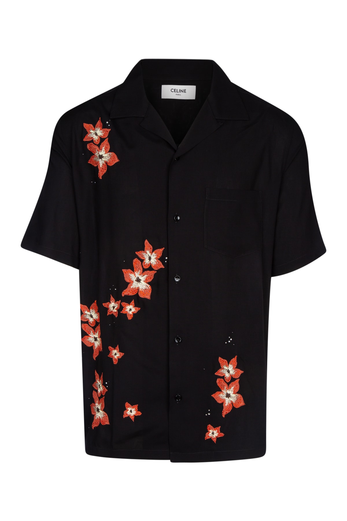 CHEMISE HAWAII BRODE HIBISCUS