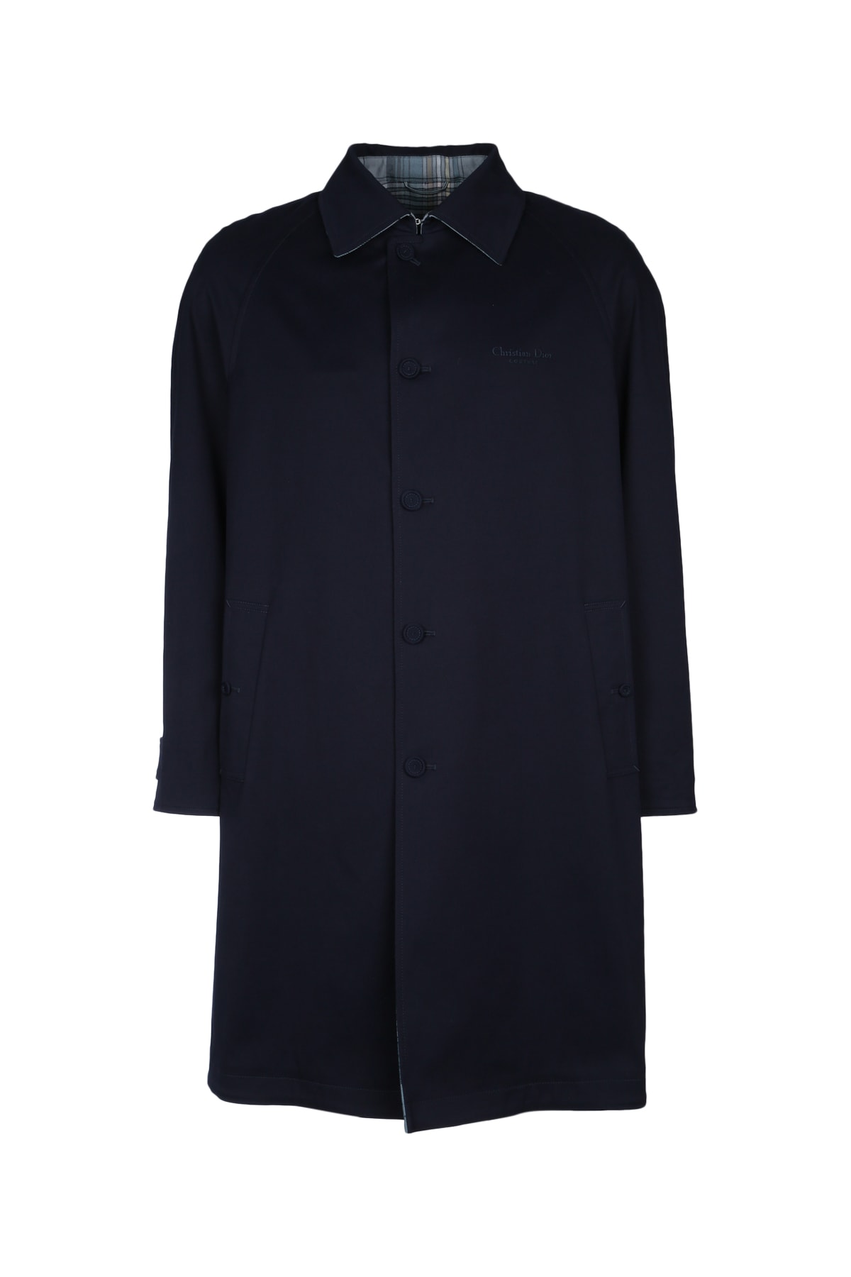 CAPPOTTO BLU 체크 AZZURRO