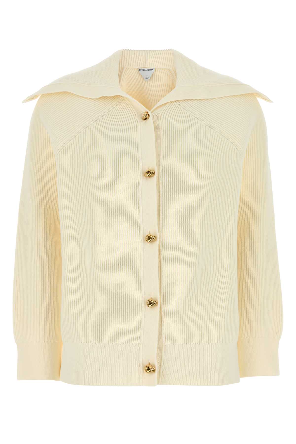 가디건 BIANCO BOTTONI ORO