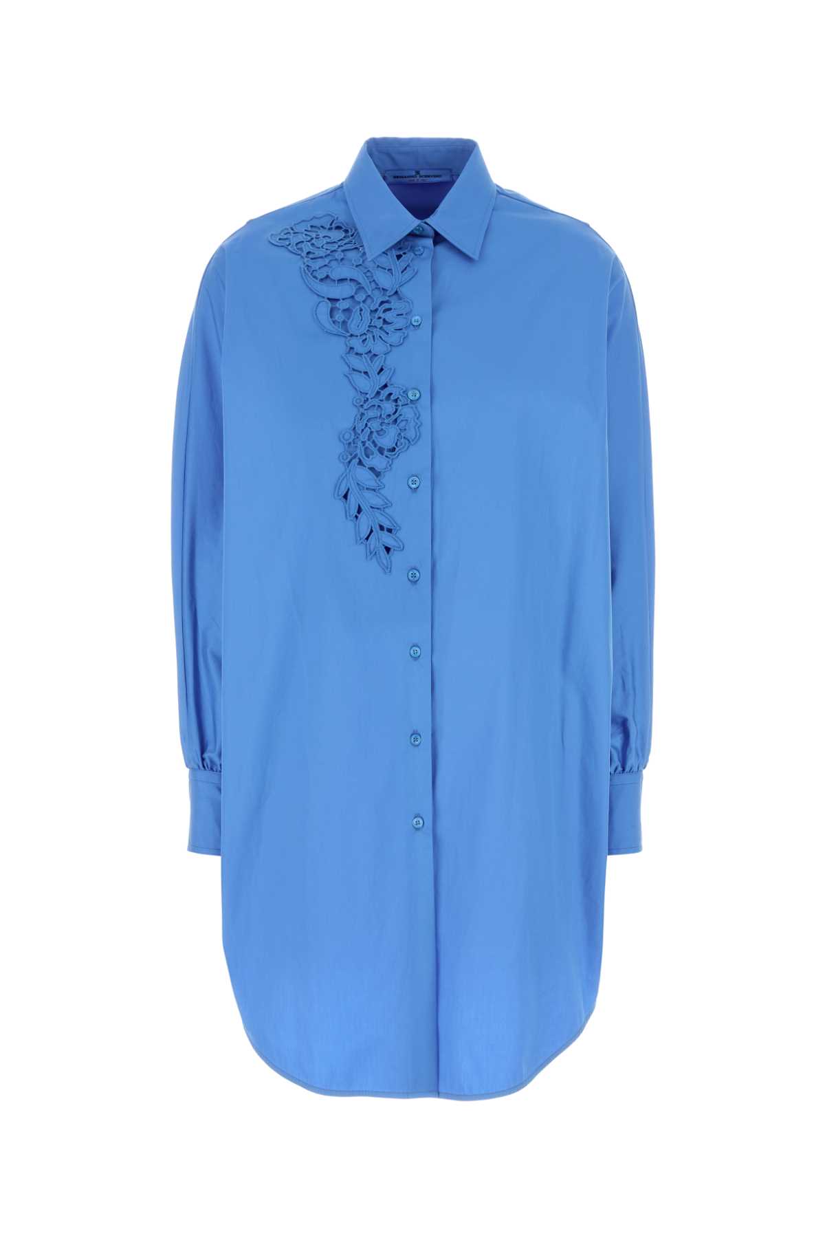 CAMICIA INTARSIO PIZZO 오버