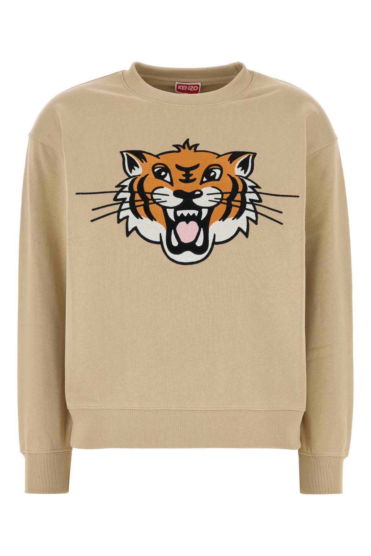 KENZO HAPPY 타이거 자수 클래식 스웨트 셔츠
