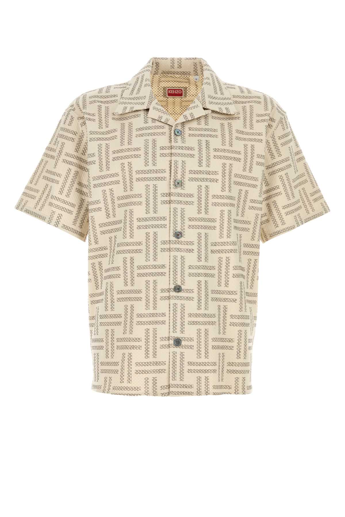 KENZO 위브 HAWAIIAN 쇼츠 슬리브 셔츠