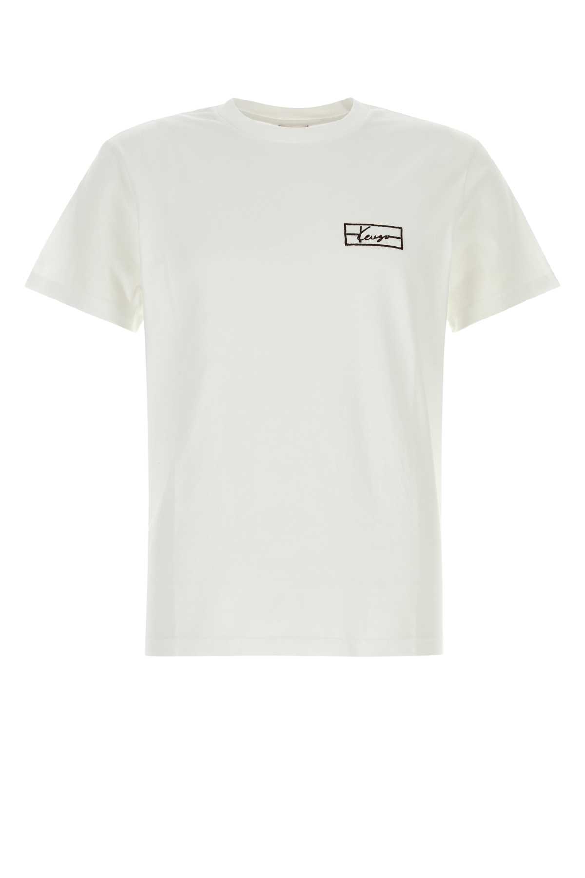 KENZO 위브 자수 슬림 티셔츠