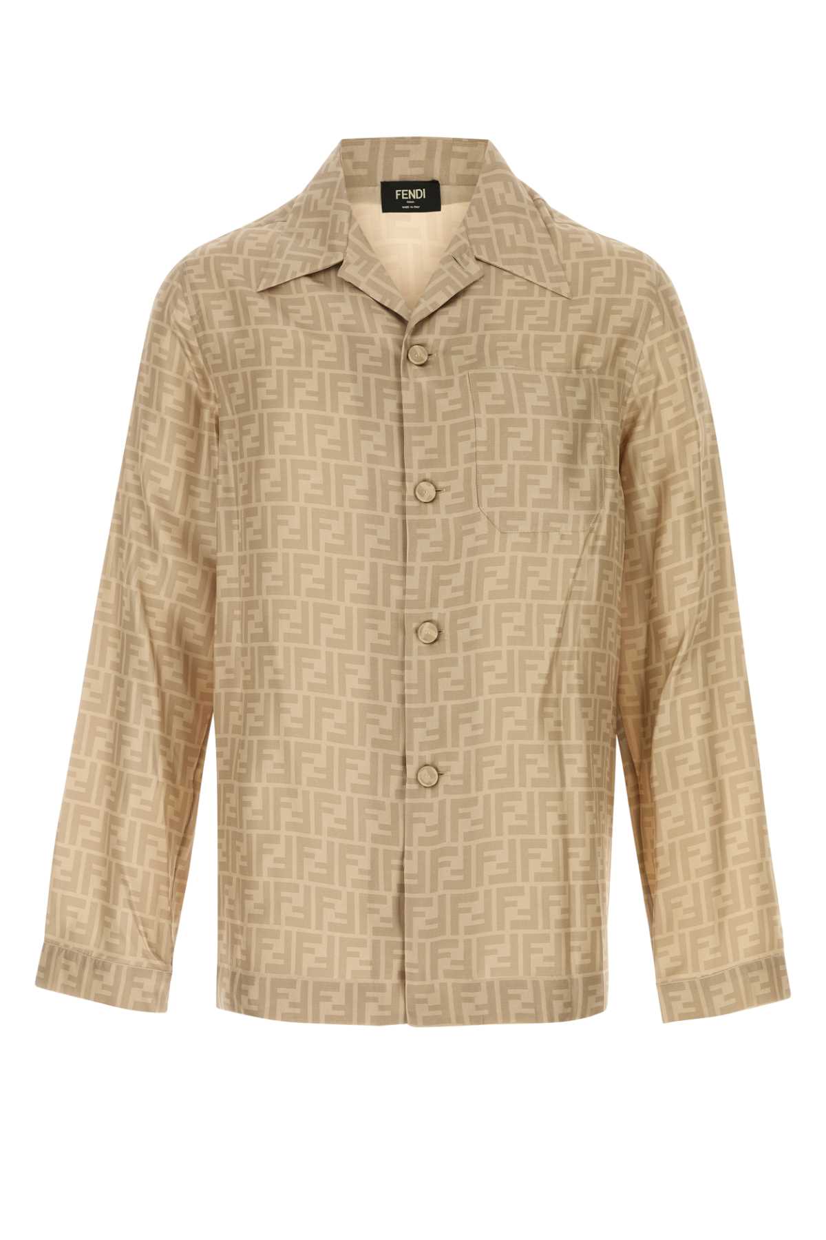 CAMICIA 실크 FF 롱 슬리브