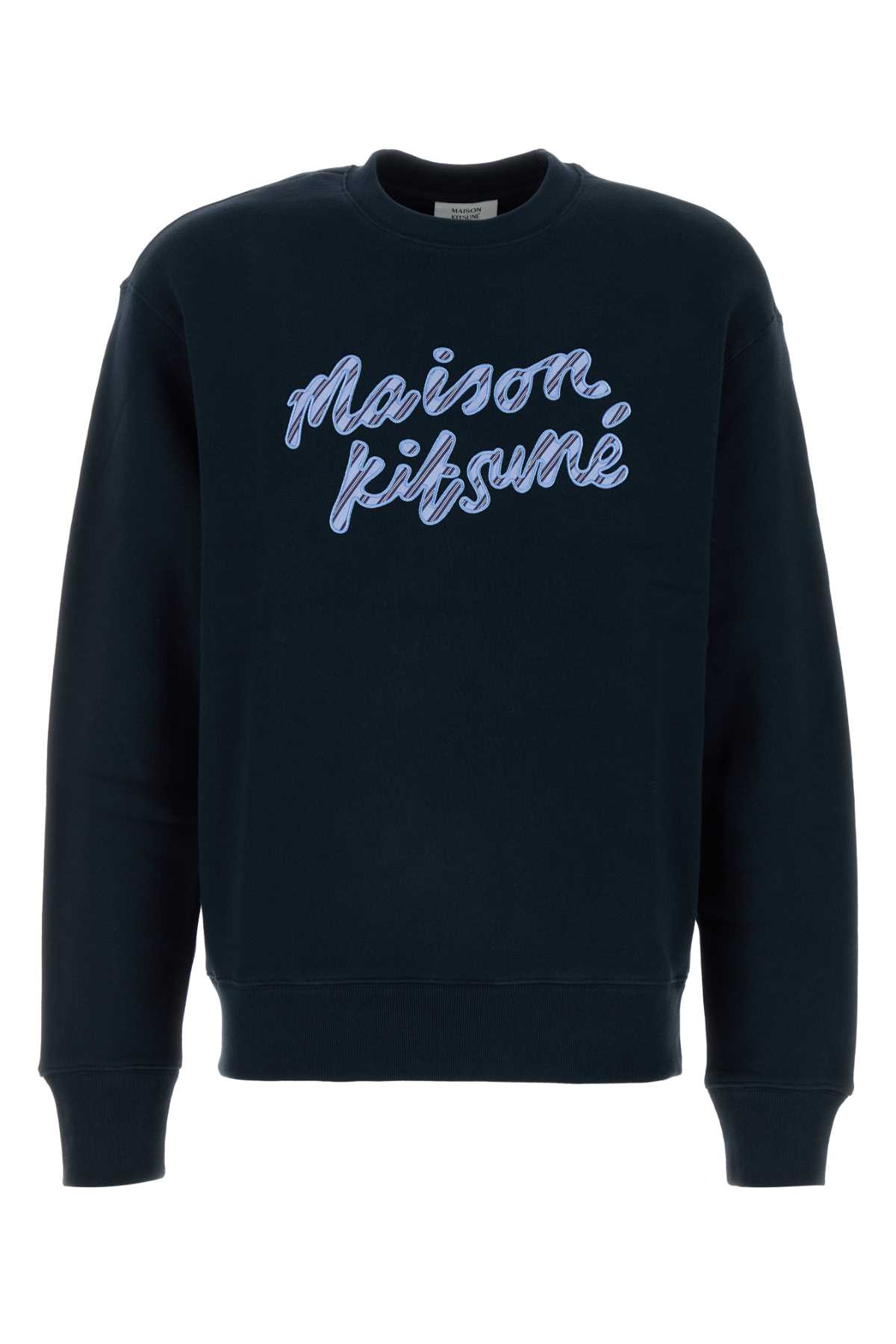 MAISON KITSUNE HANDWRITING 스트라이프 COMFORT SWEATSH