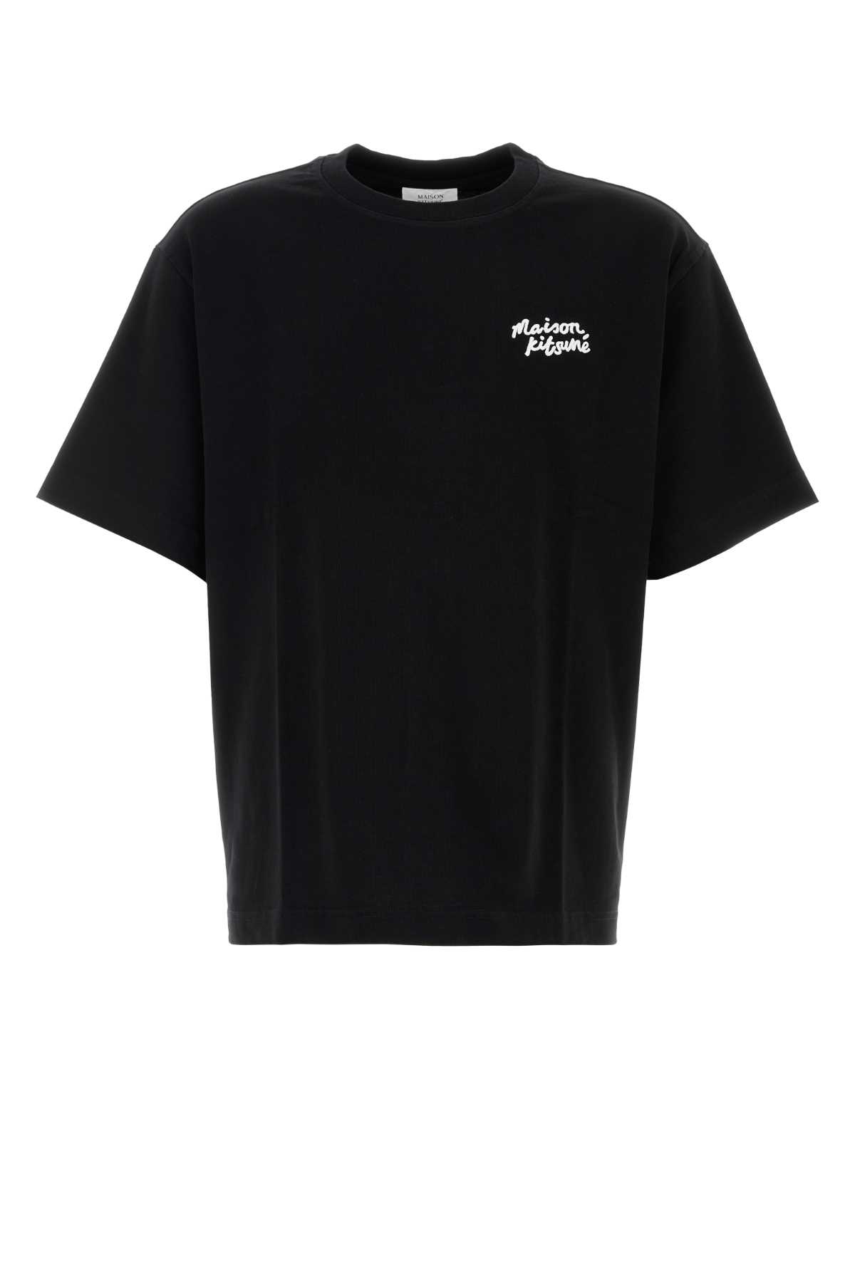 MAISON KITSUNE HANDWRITING 자수 오버사이즈 티