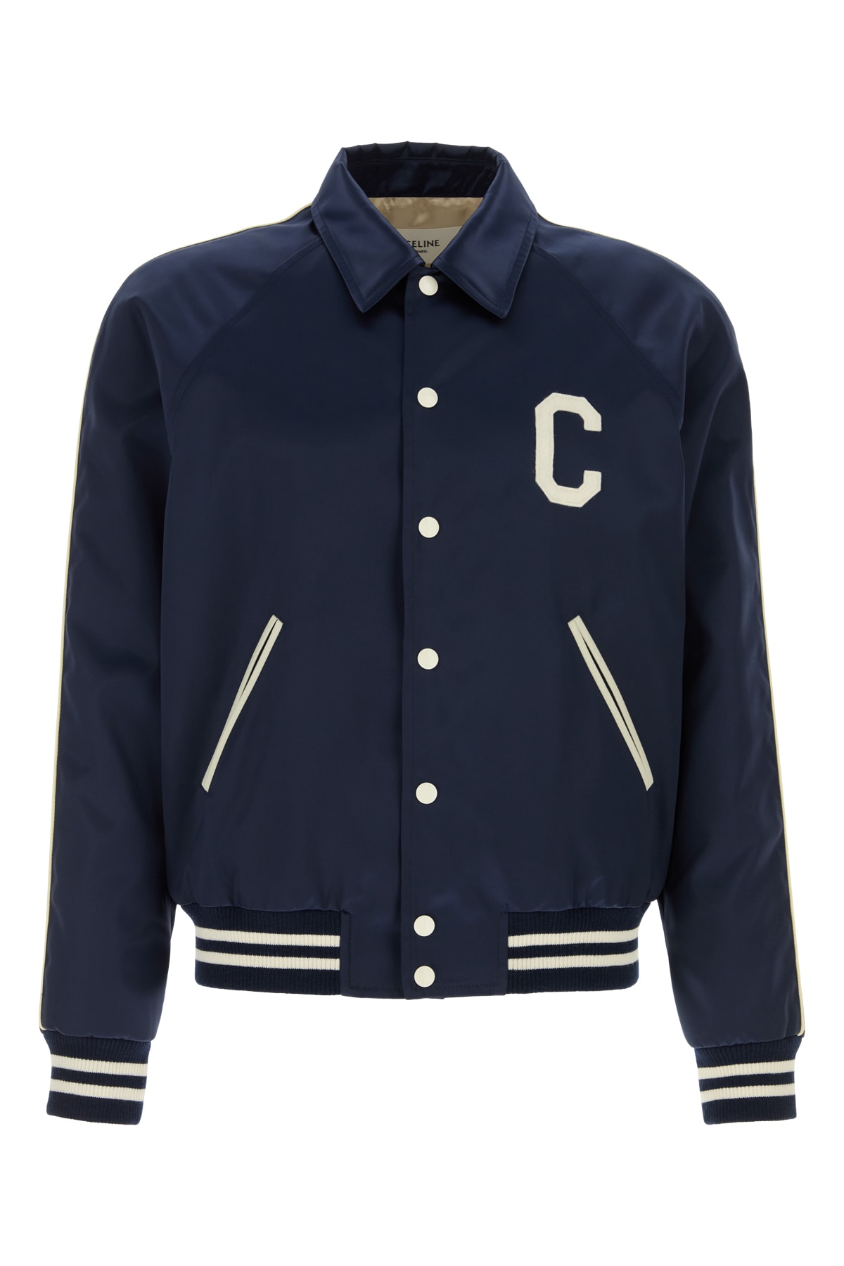테디 CELINE COL CHEMISENYLON SATINE