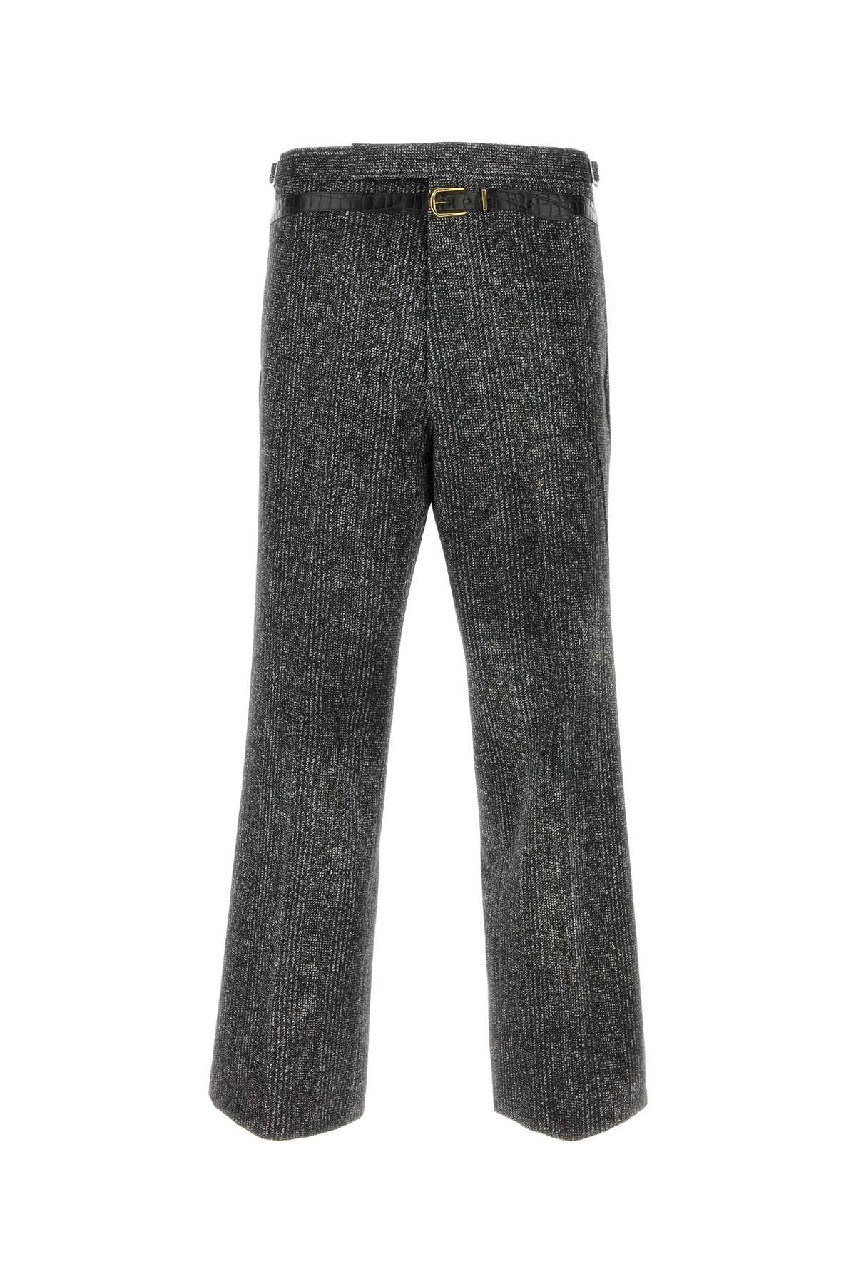 PANTALONI IN 개버딘 DI COTONE