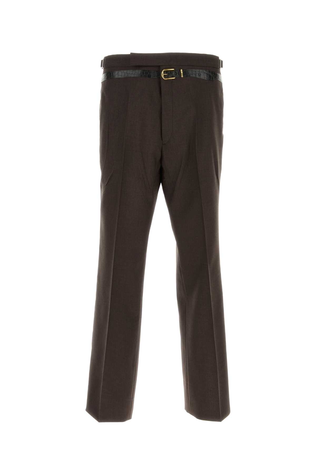 PANTALONI IN 모헤어 SETA