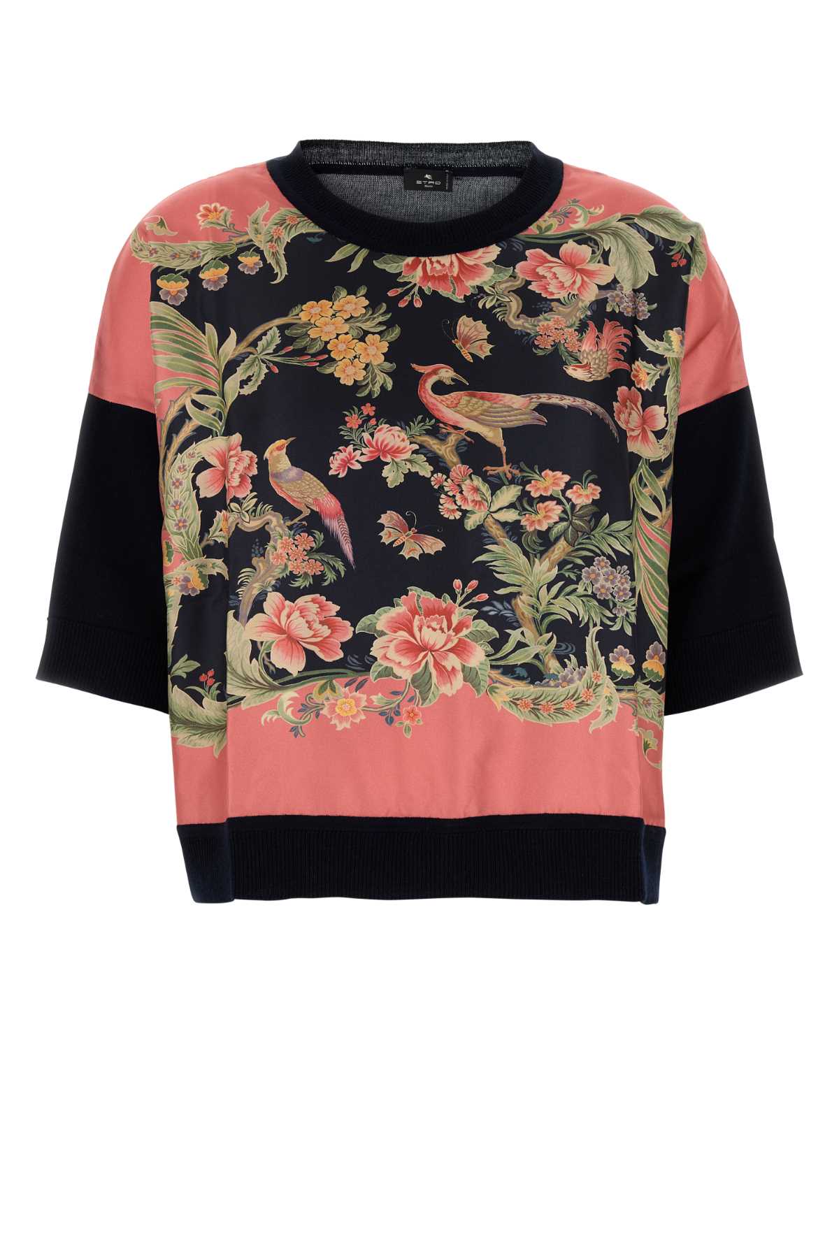 MAGLIA MEZZA MANICA FANTASIA