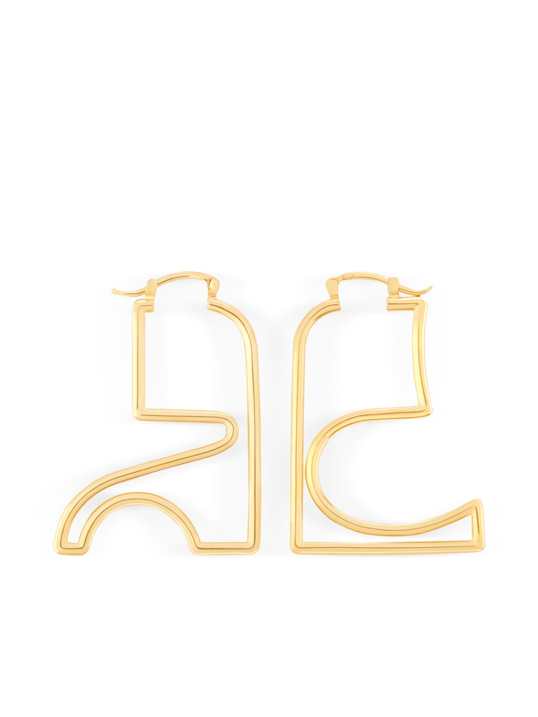 GOLDTONE HINGEPIN 이어링