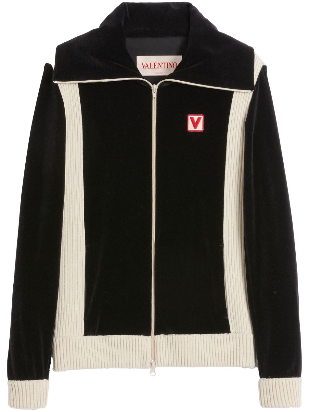 CHEZ VALENTINO 패치 스웨트 셔츠