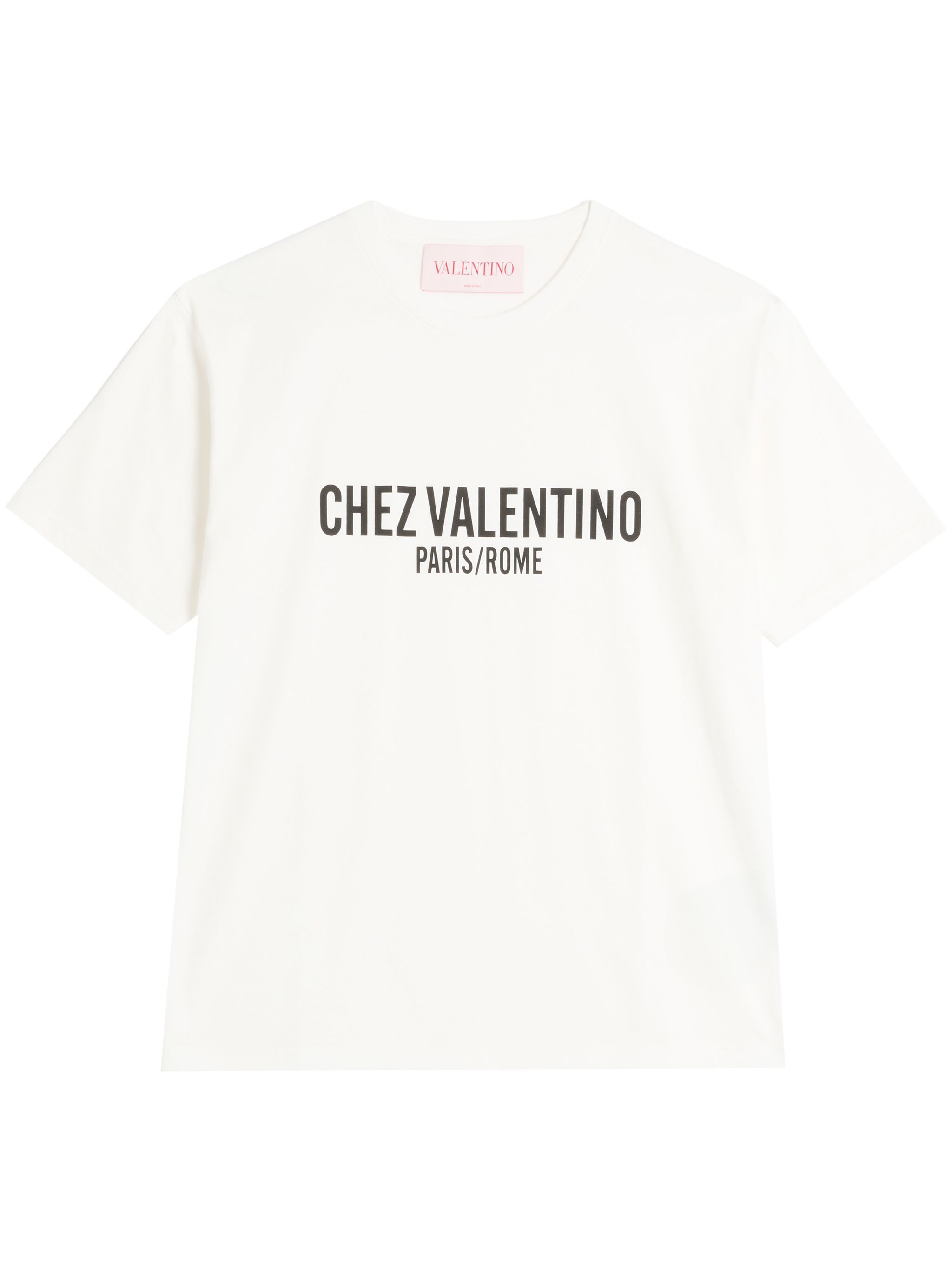 티셔츠 위드 CHEZ VALENTINO 프린트