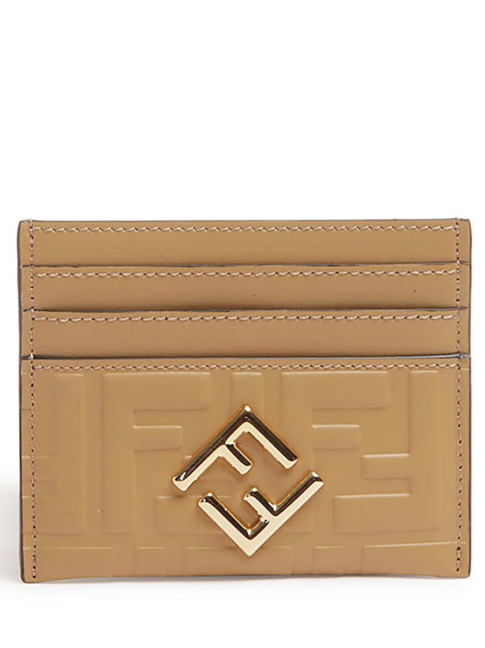 카드 케이스 FF Diamonds
Porta carte piatto in pelle FF marrone chiaro