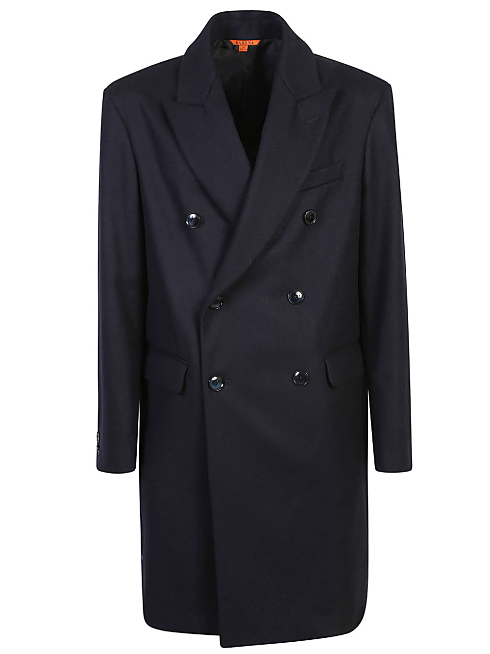 Cappotto doppiopetto in lana Barena