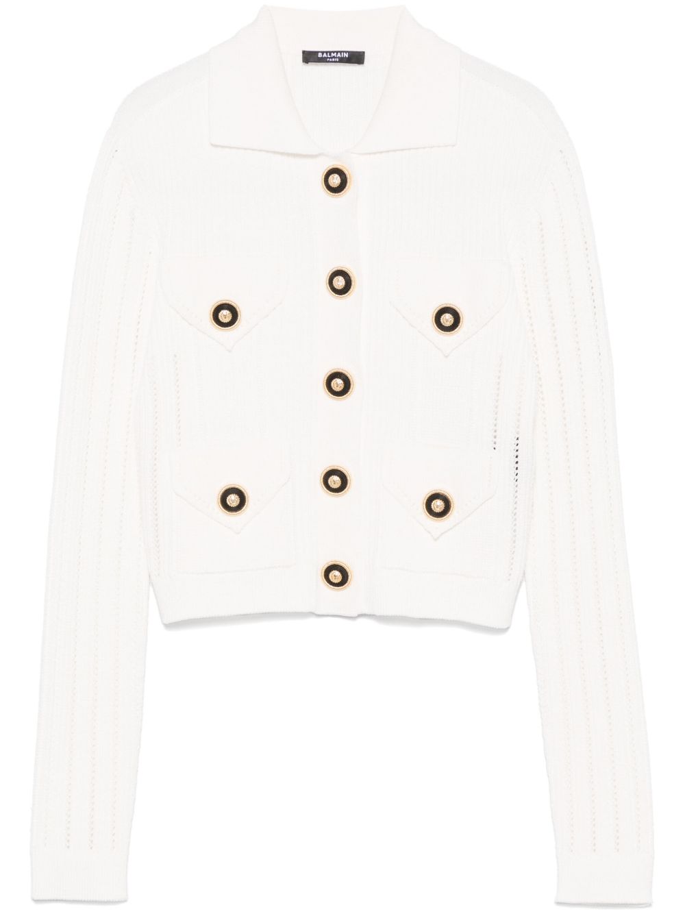 Balmain
가디건 위드 퍼포레이티드 디테일