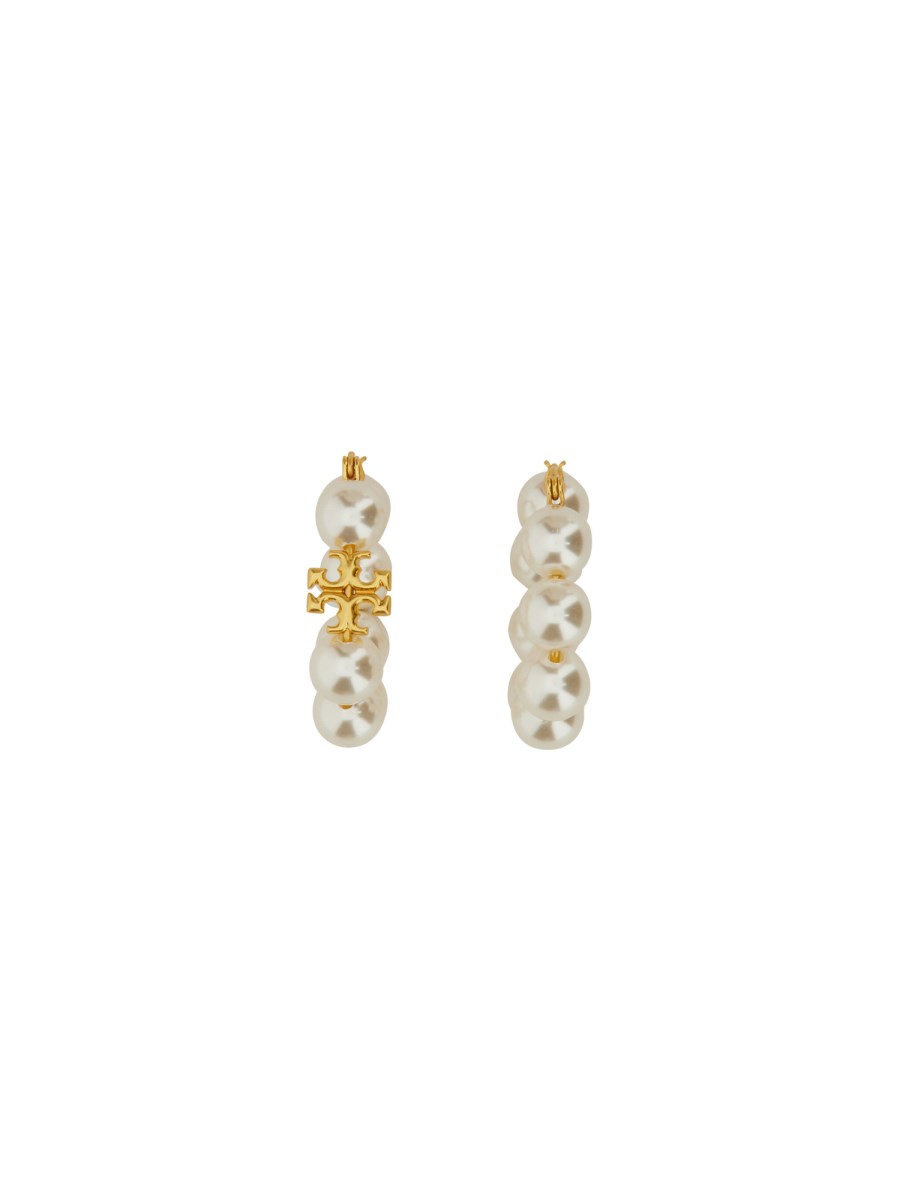 KIRA 후프 이어링 위드 PEARLS