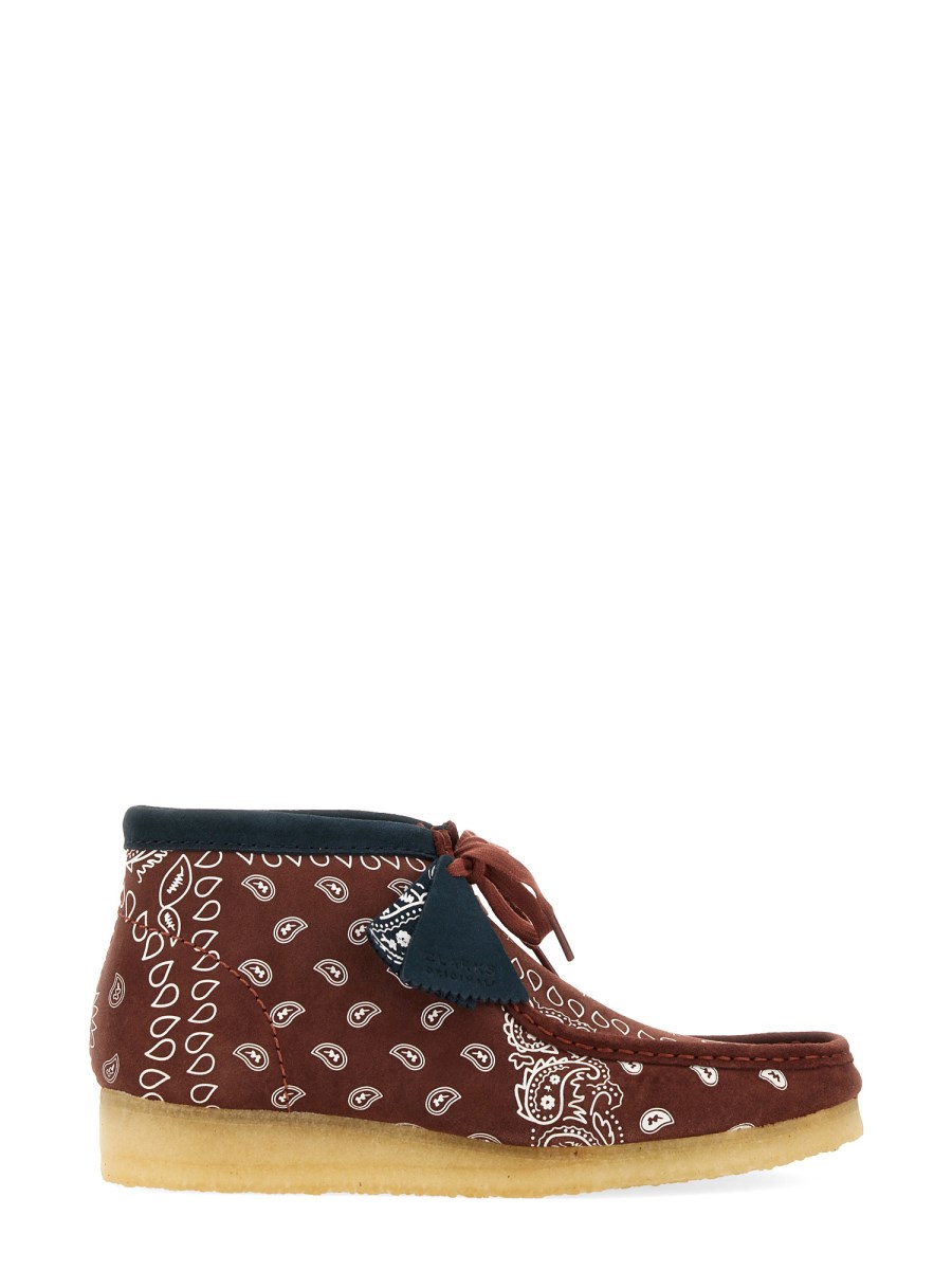 페이즐리 프린트 WALLABEE 부츠