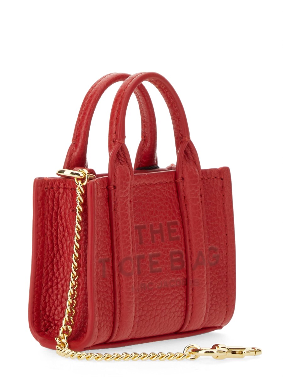 PORTACHIAVI 더 토트 나노 IN PELLE CON CATENA 