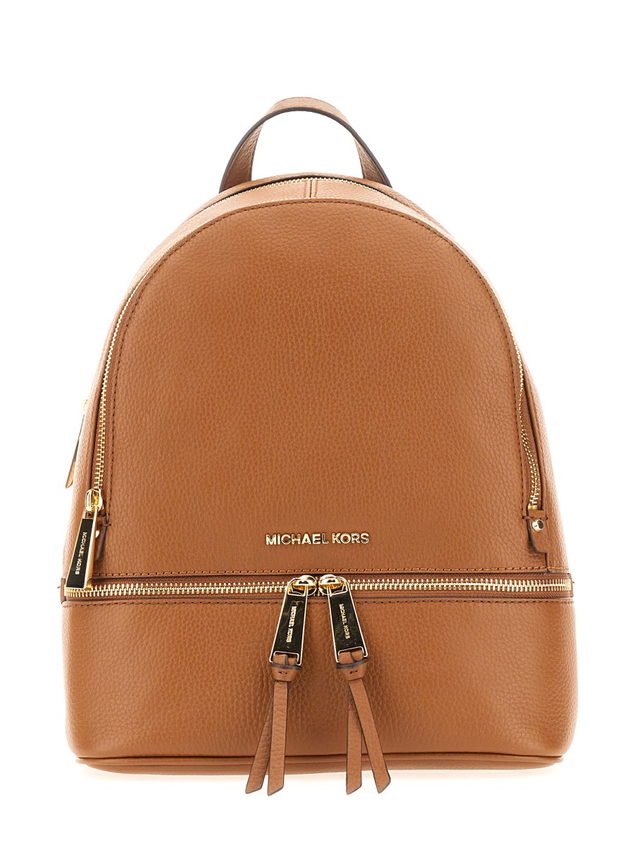ZAINO RHEA ZIP 미디엄 IN PELLE MARTELLATA