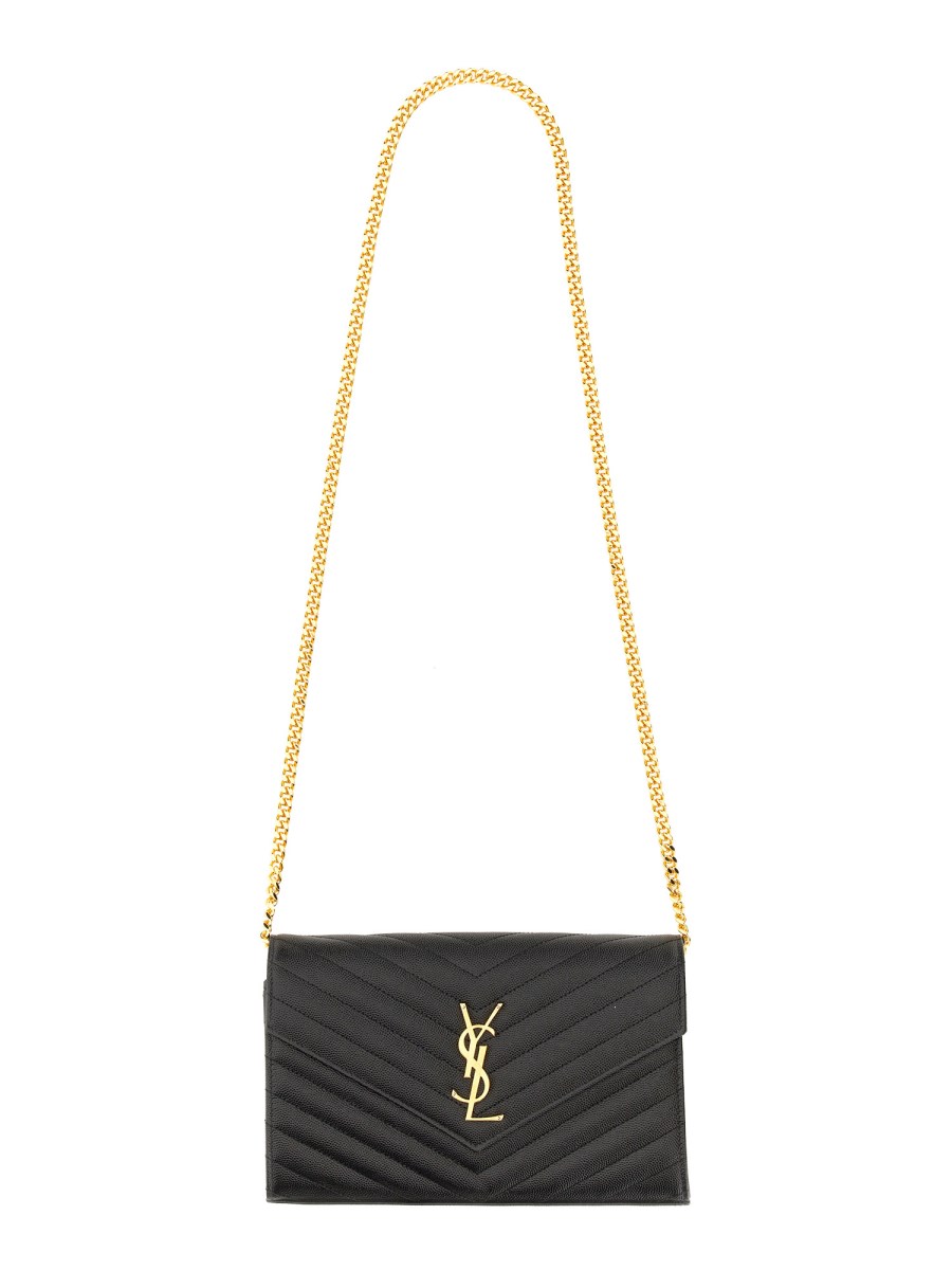 POCHETTE 카산드라 IN PELLE 그레인 DE 파우더 CON CATENA 