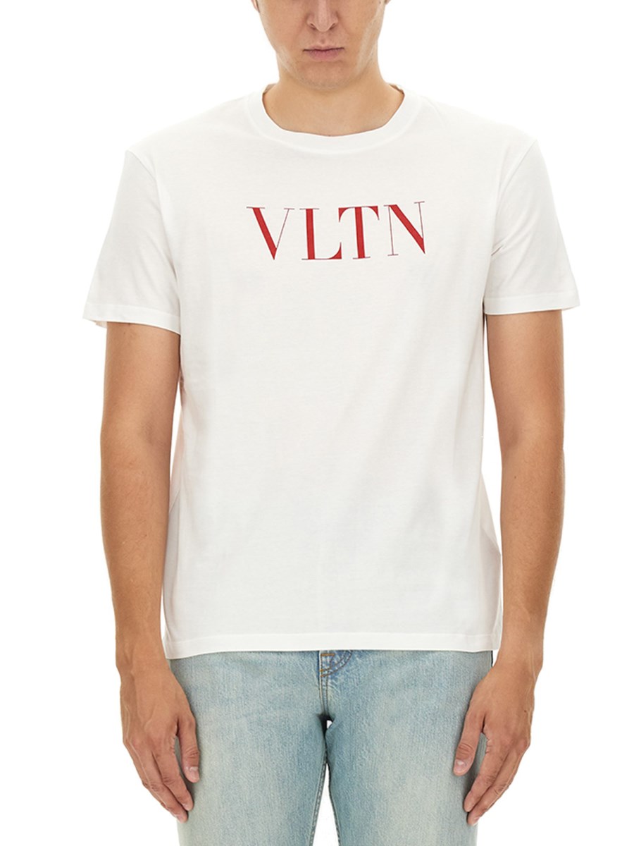 코튼 져지 VLTN 티셔츠