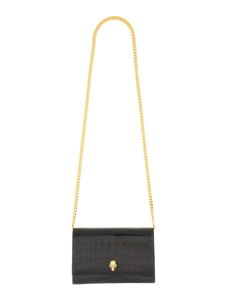 핸드백 스컬 미니 IN PELLE CON STAMPA COCCO 