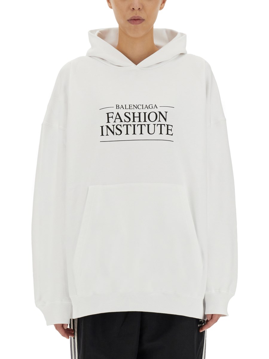 FASHION INSTITUTE 라지 핏 코튼 스웨트 셔츠