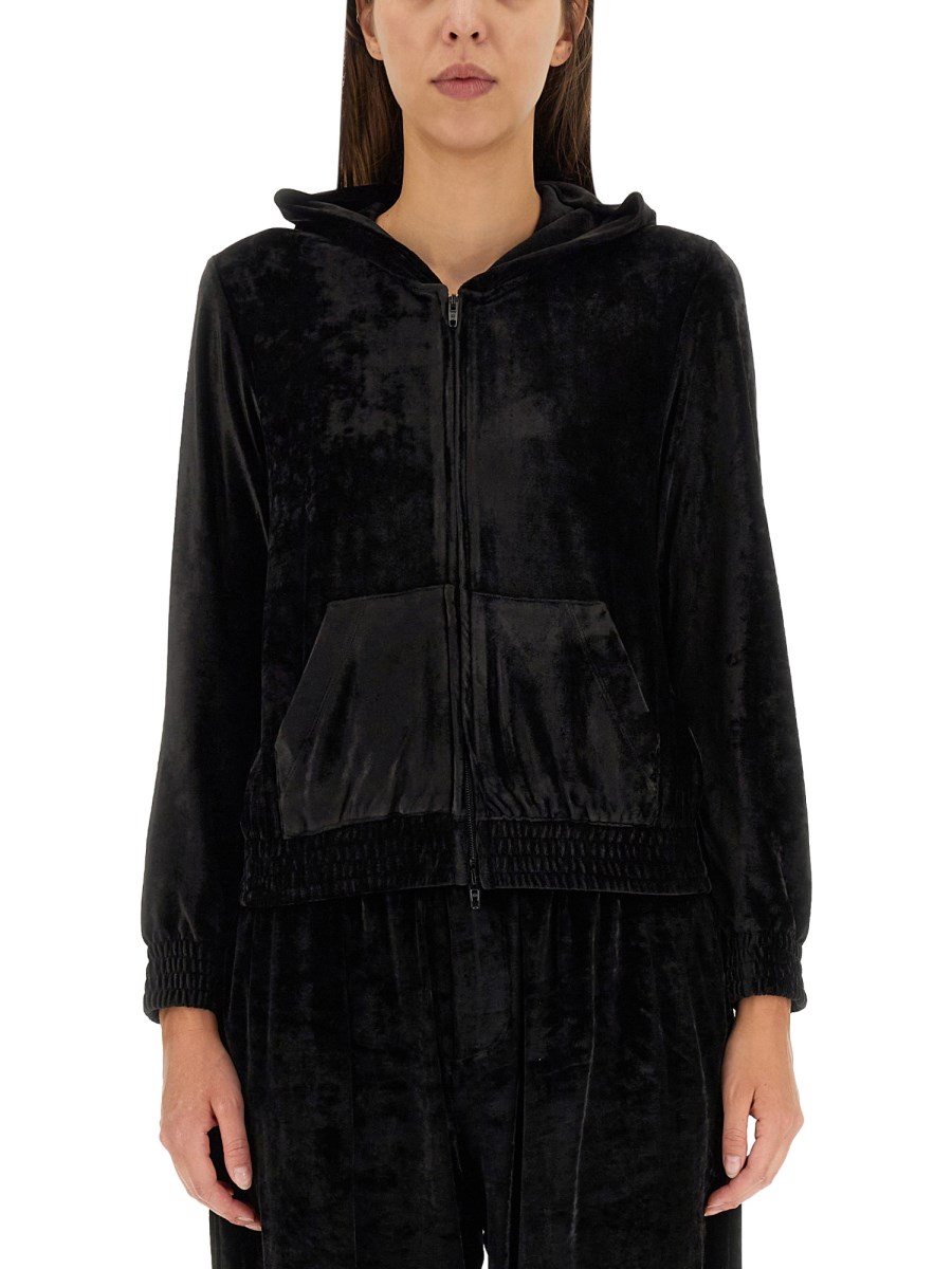 BB 파리 CHENILLE ZIPPERED 스웨트 셔츠