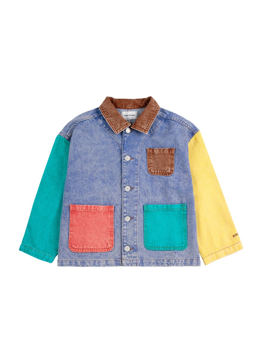 COLORBLOCK 데님 자켓