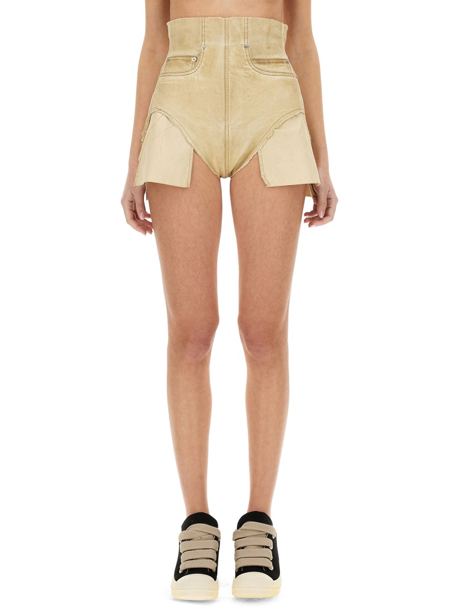 DIRT CUTOFFS PARCHMENT 쇼츠